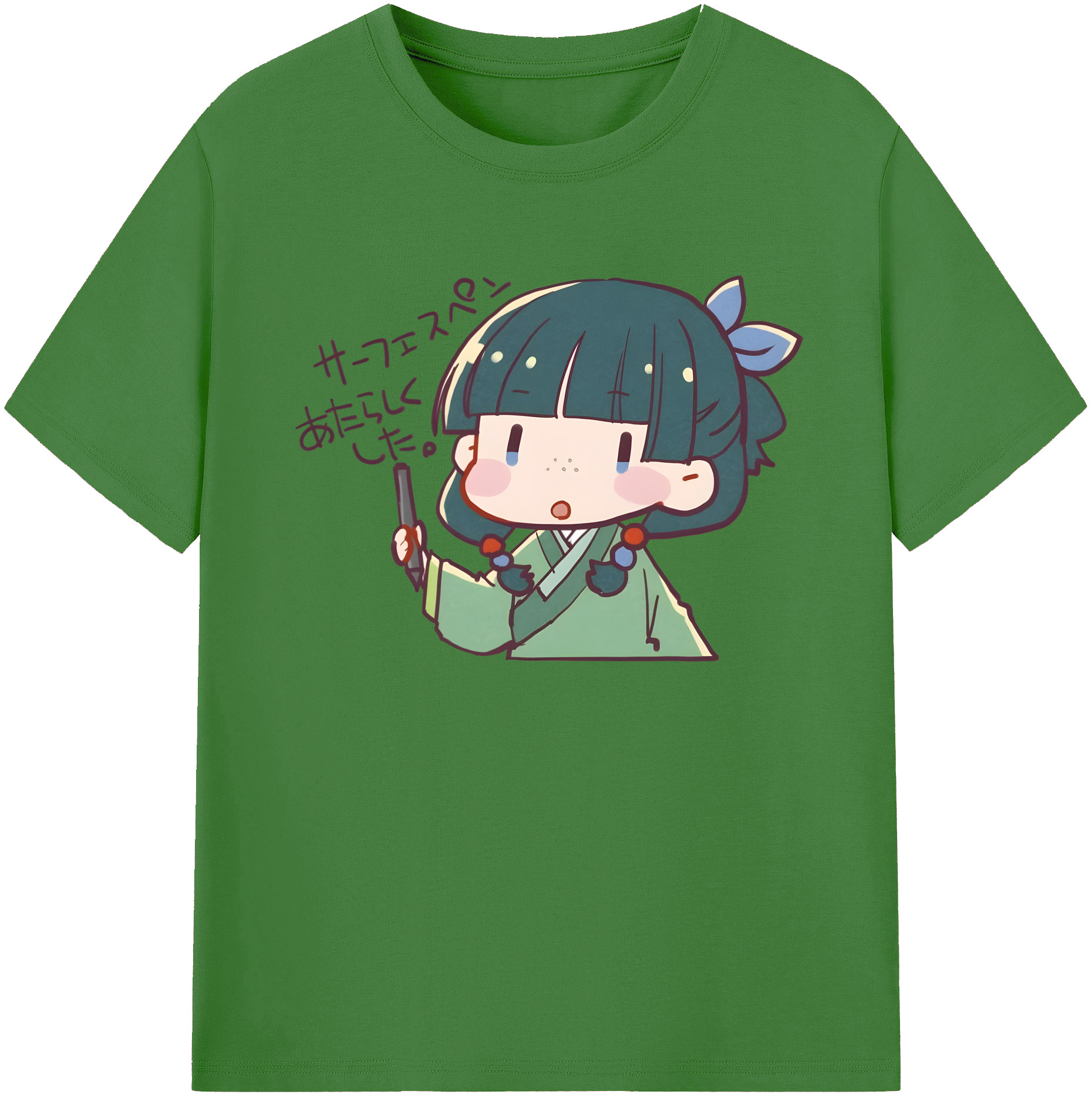 （画像用） 薬屋のひとりごと The Apothecary Diaries レディースカジュアルプリントTシャツ（綿100％）